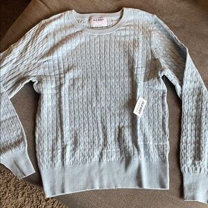 Old Navy Soft Knit Sweater in Light Blue